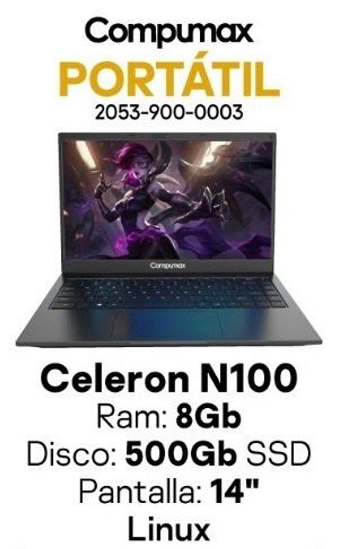 Portàtil Compumax Celeron N100