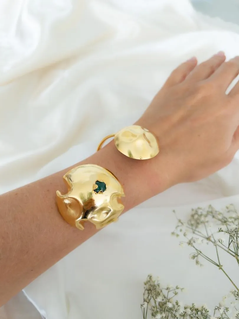 BRAZALETE CHUNKY CON PIEDRA