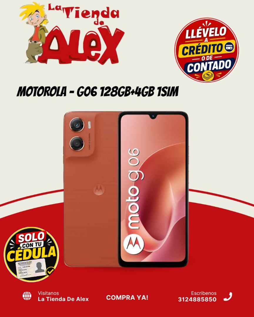 MOTOROLA - G06 128GB+4GB 1SIM