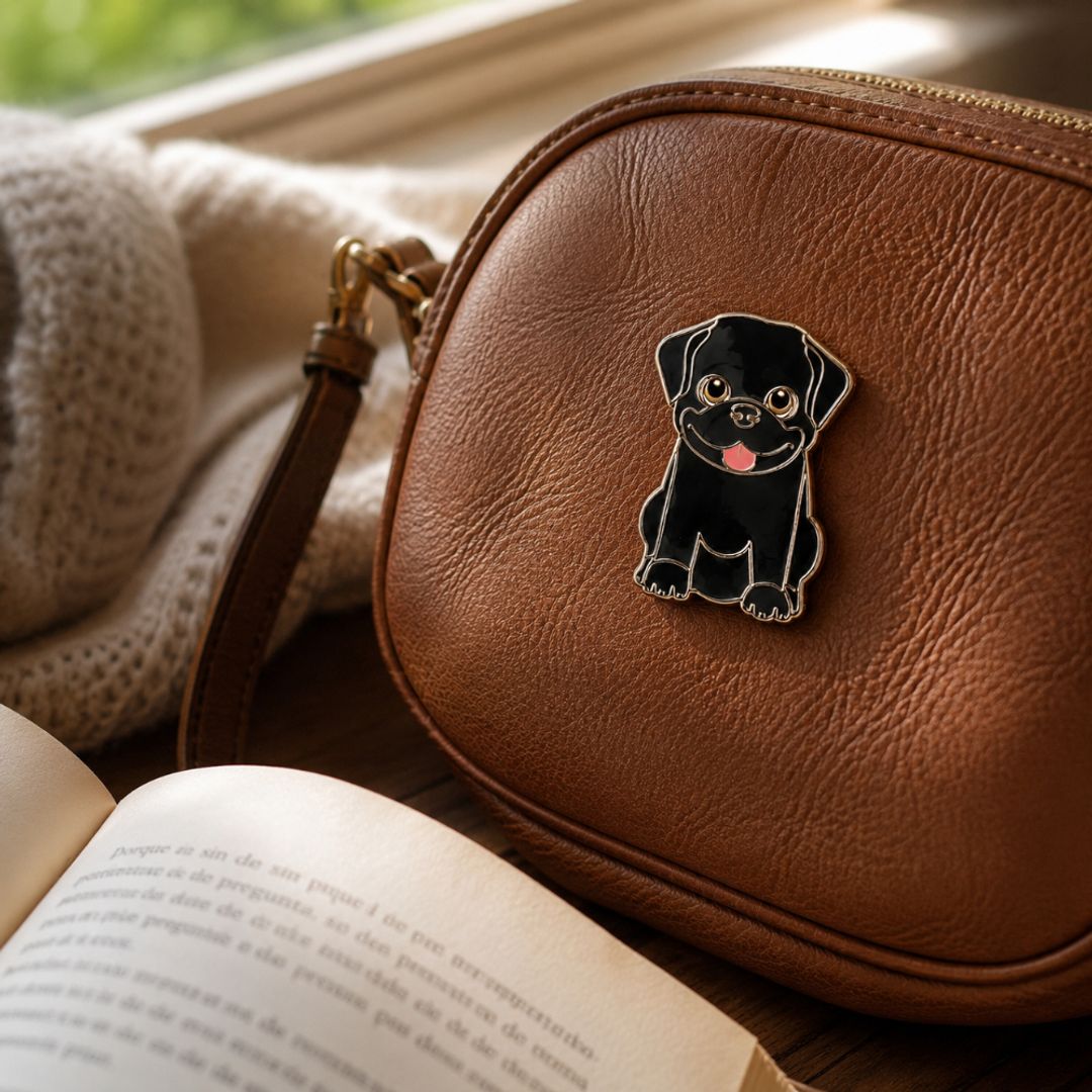 PIN PUG NEGRO