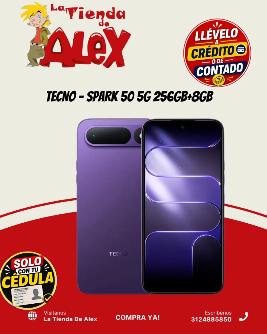 TECNO - Spark 50 5G 256GB+8GB