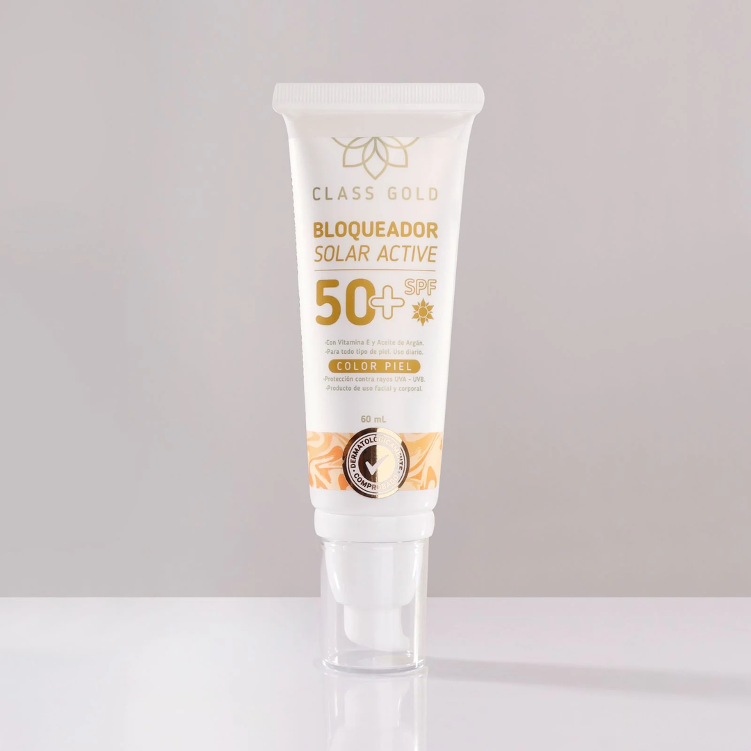 BLOQUEADOR SOLAR CON COLOR 60 ML CLASS GOLD