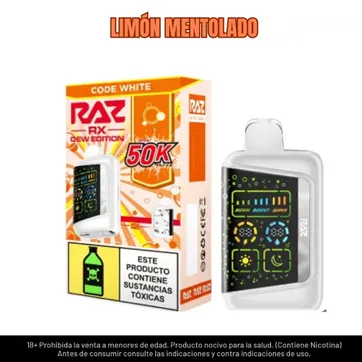 Imagen del producto Raz Code White 50.000 Puffs