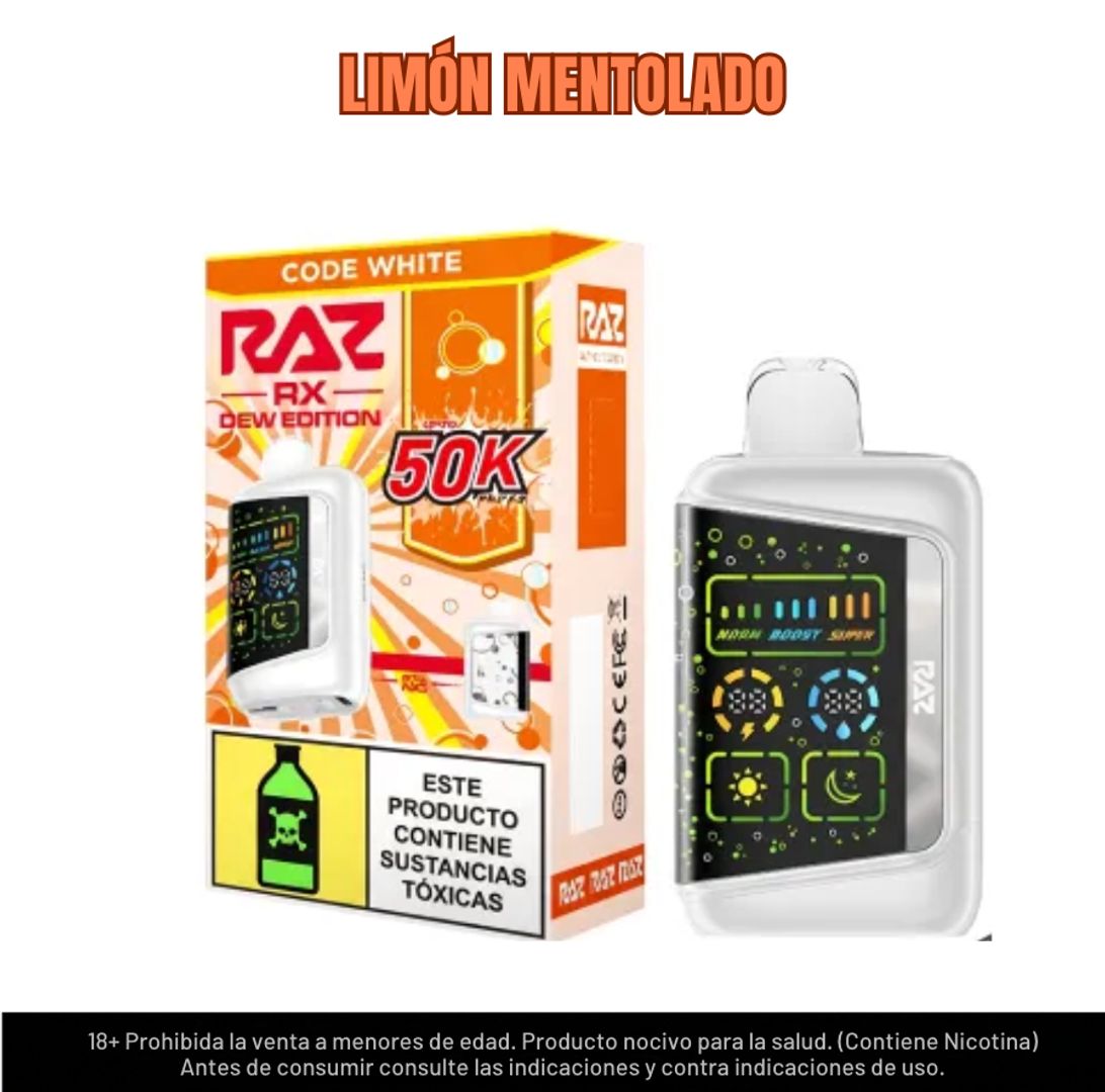 Raz Code White 50.000 Puffs