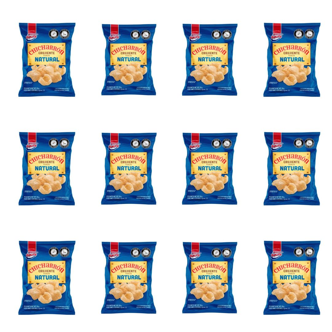 .PACA CHICHARRONES SUPER RICAS*12