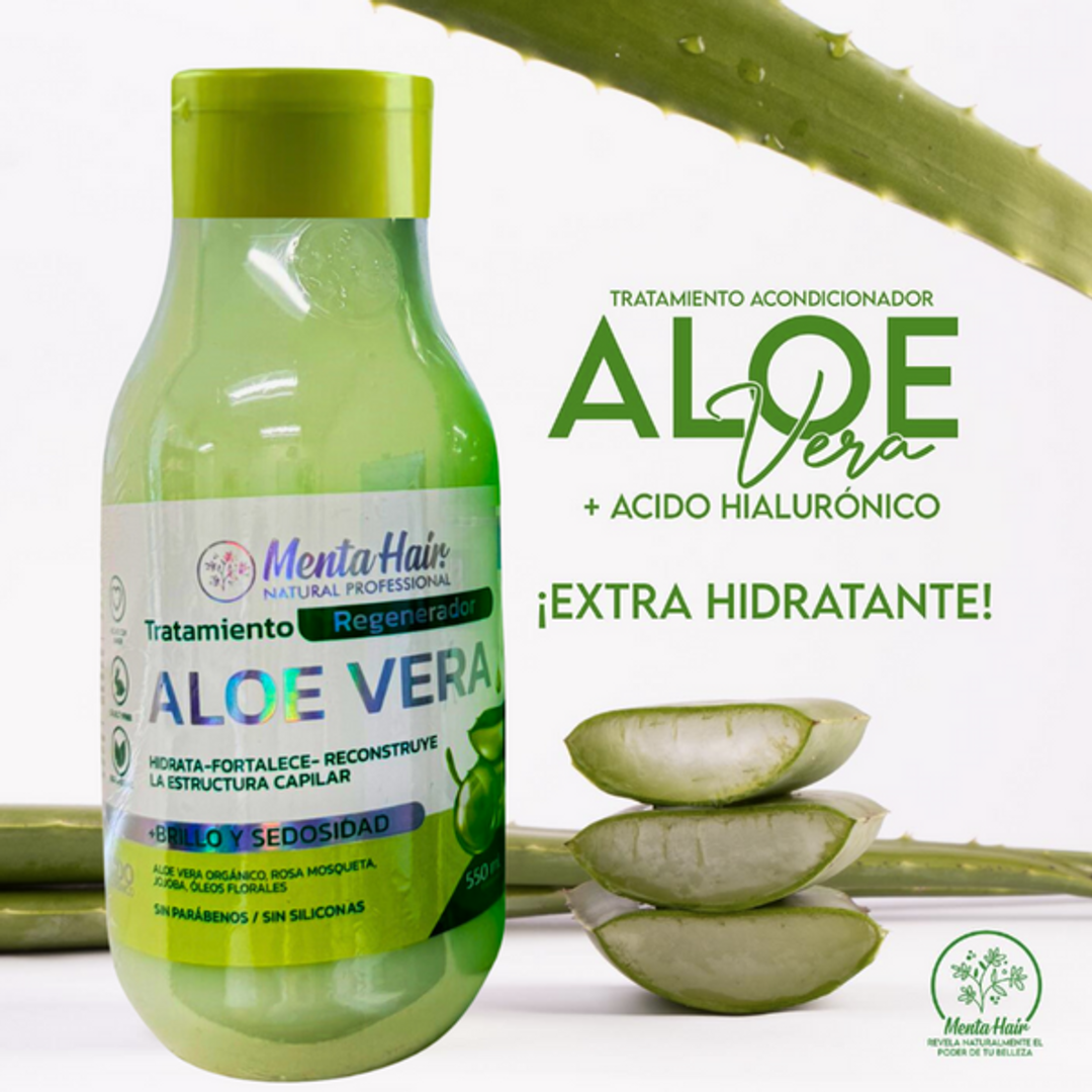 Acondicionador Aloe Vera Menta Hair (Vegano) [550ml]