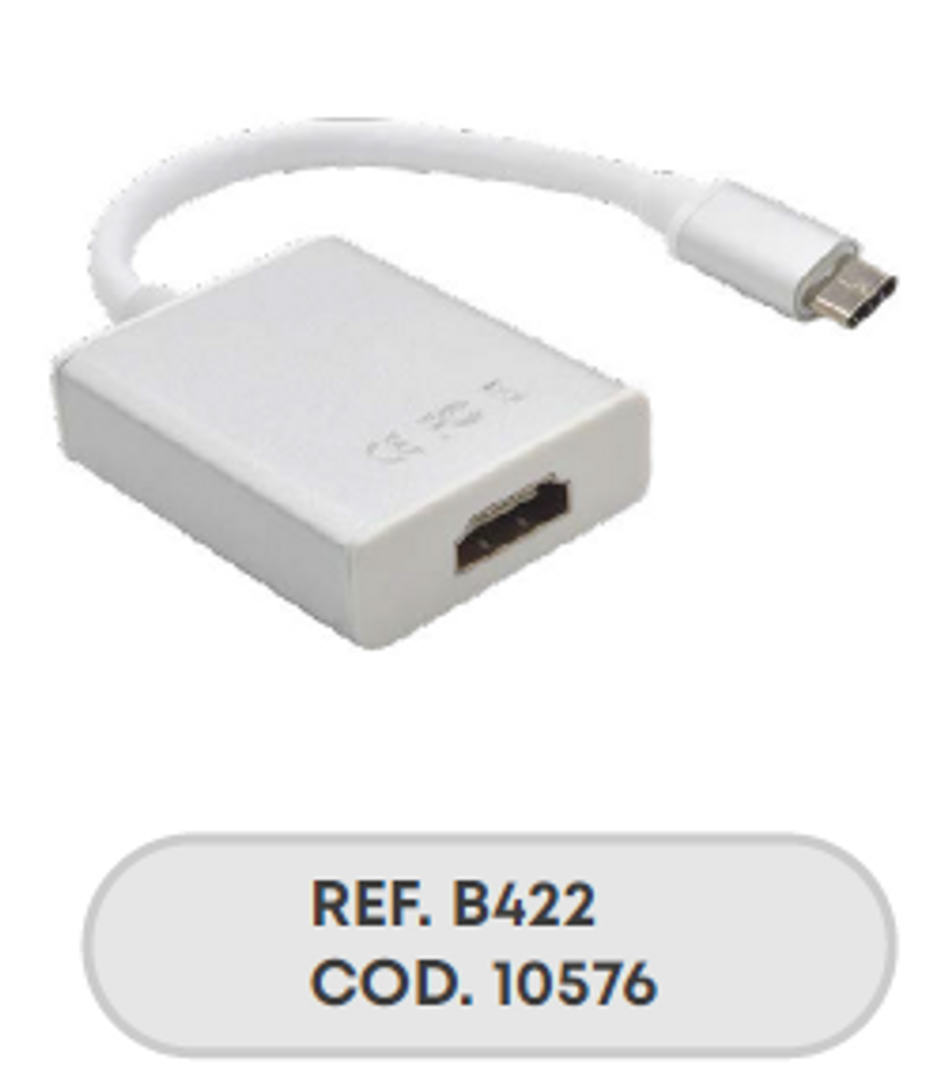 CABLE USB TIPO C A HDMI HEMBRA