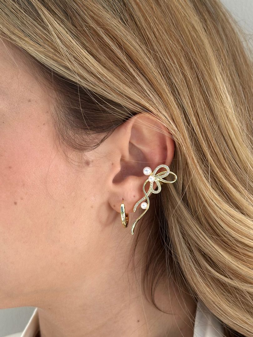 Earcuff largo mariposa 