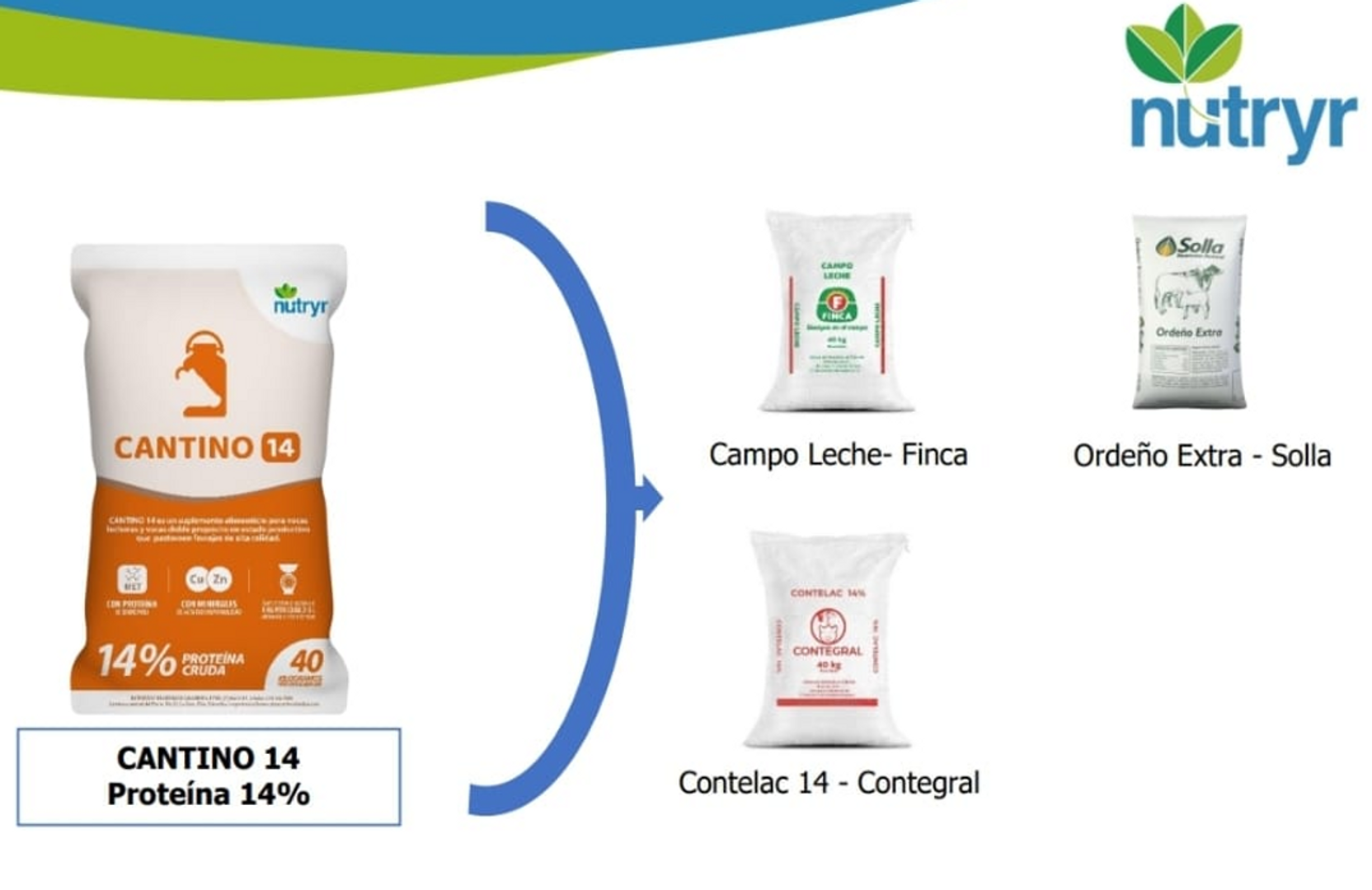 NUTRYR CANTINO 14 X 40 Kilos