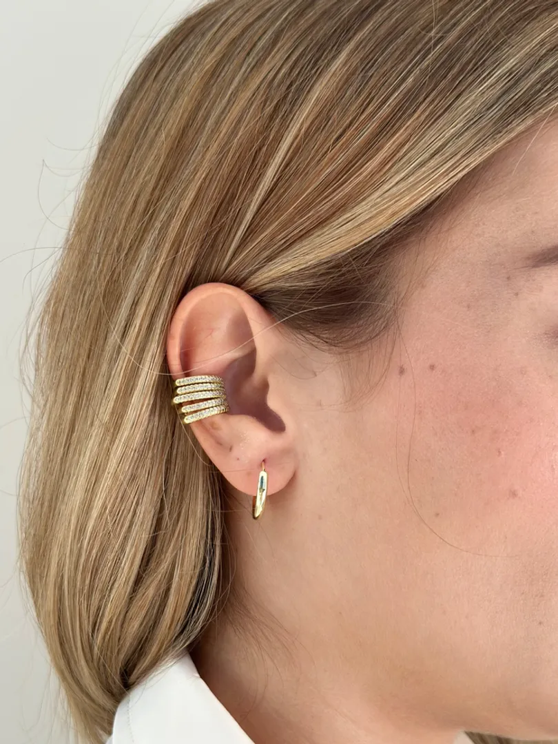 Earcuff circonias grande 