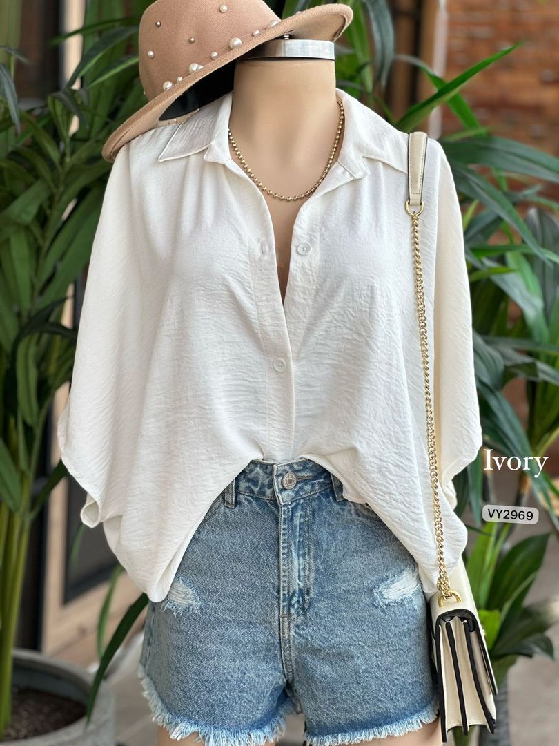 CAMISERA MANGA ANCHA VY2969