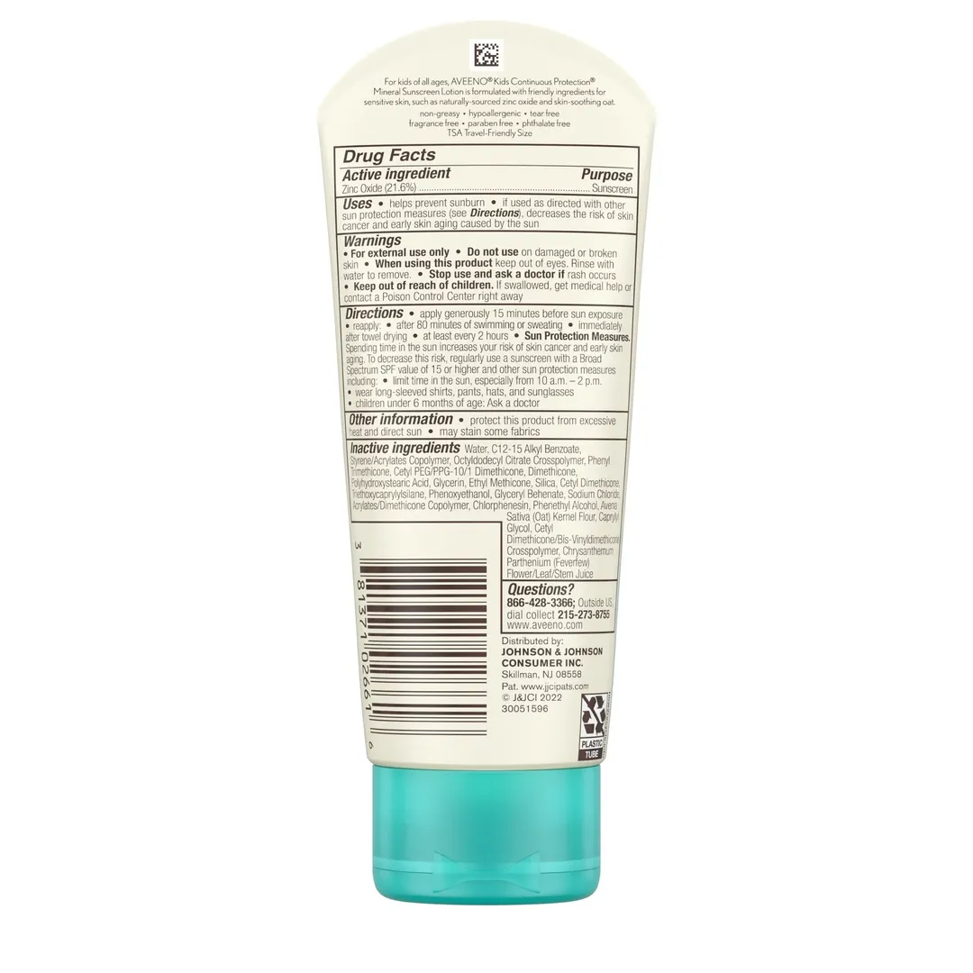 Bloqueador Solar SPF50 Niños AVEENO