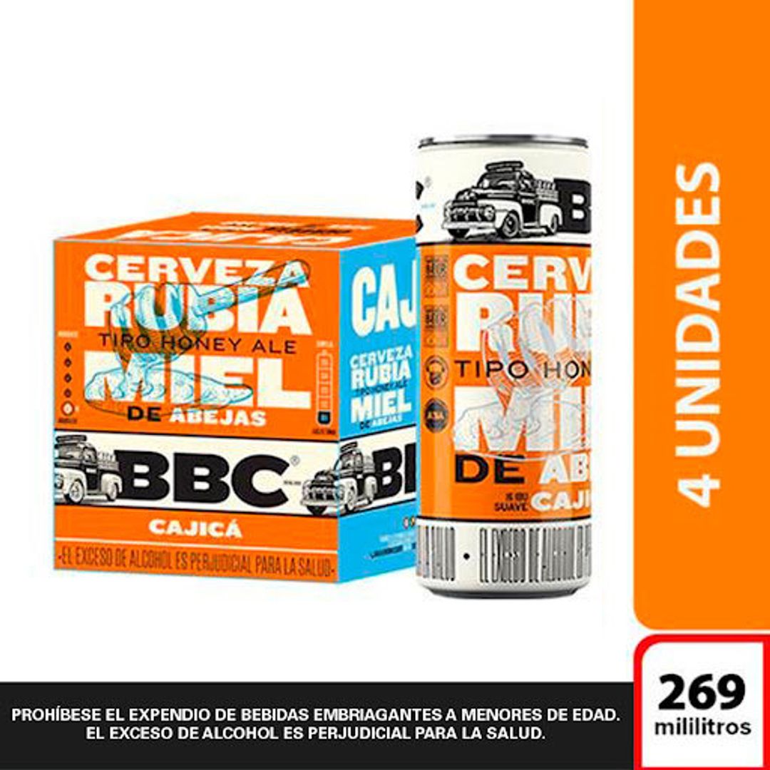 BBC CAJICA MIEL*4*269ML