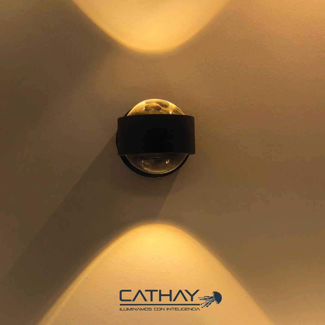APLIQUE LED DE PARED LUPA DOBLE HAZ DE LUZ 