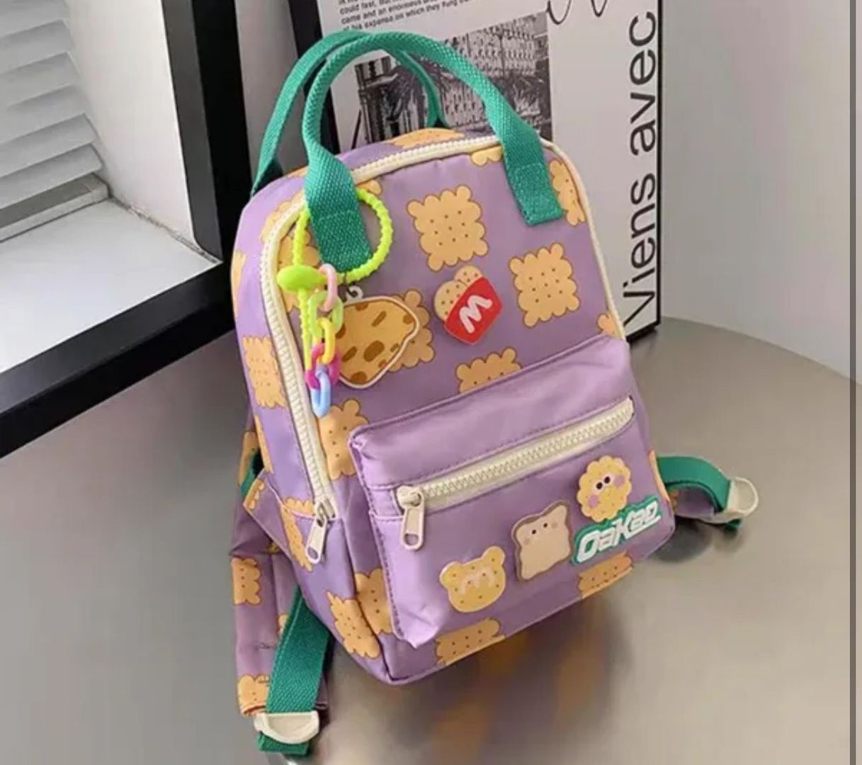 Mini morral galleta