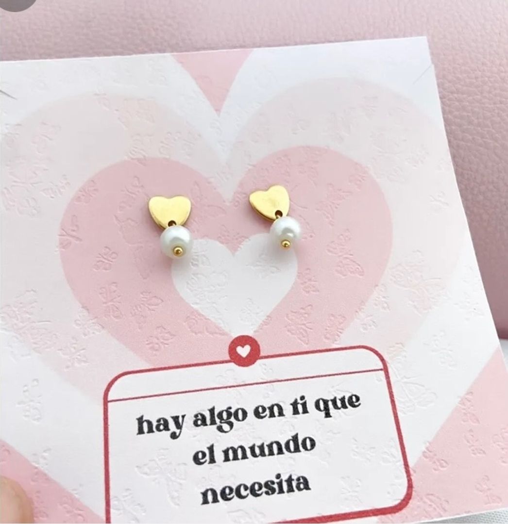 TOPOS CORAZÓN PERLA 