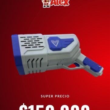 Imagen del producto Bazooka Lanza Burbujas "Mega Premium