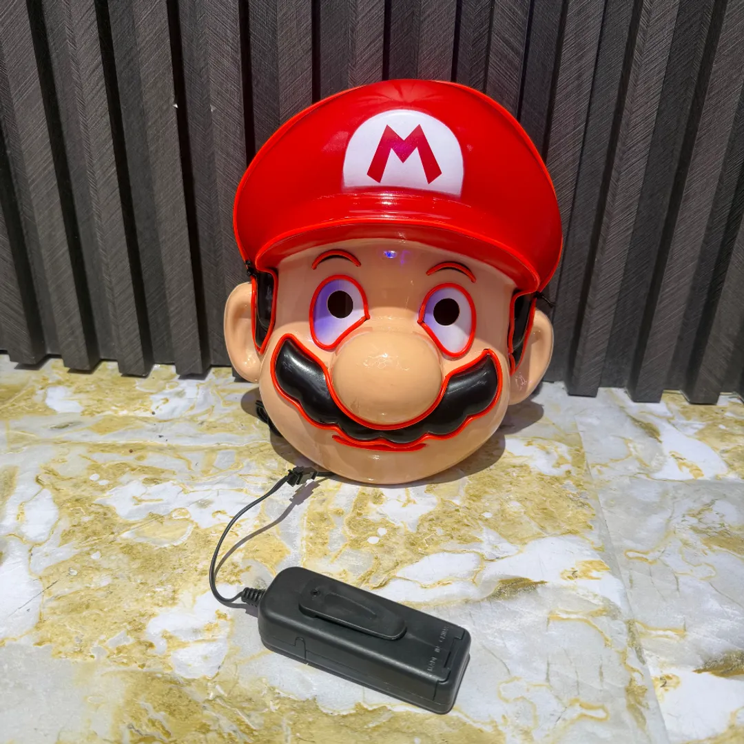 MÁSCARA MARIO BROS DE LUZ 