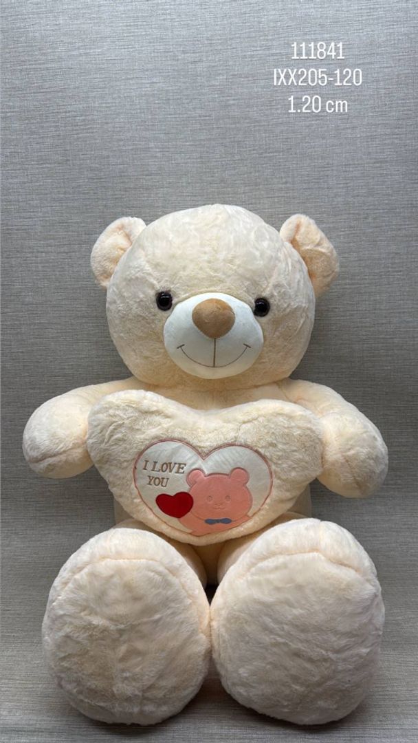 OSO PATAS LARGAS CORAZON 1.20 CM