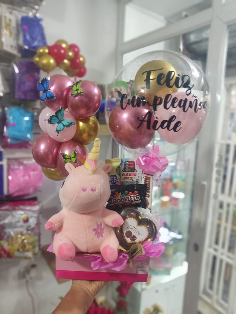 Peluche y chocolates 