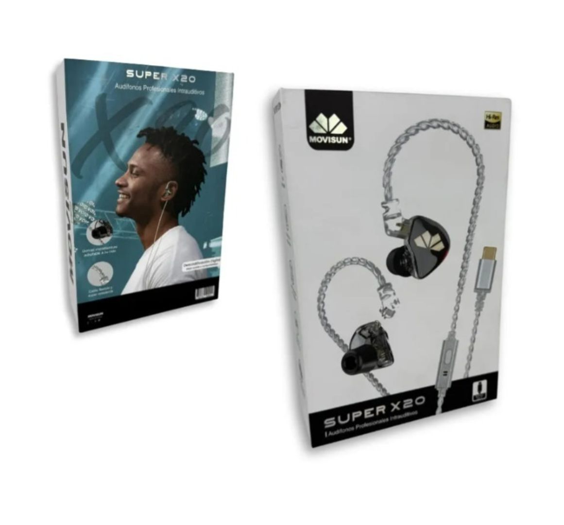 AUDIFONOS PROFECIONALES - MOVISUN CHACHA X20 TIPO C