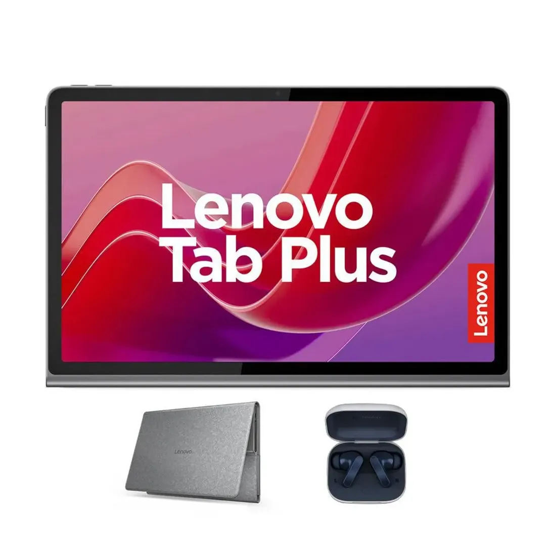 Tab Plus 11.5 pulg. 256gb 8ram wifi +folio+motobuds