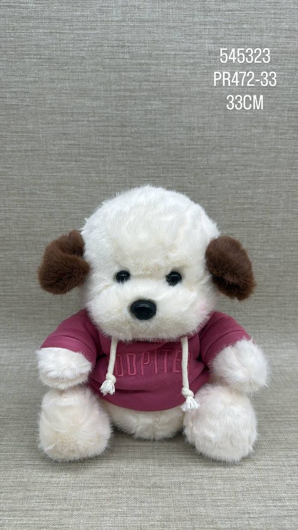 PERRO CON SUETER 33 CM