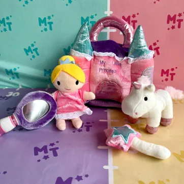 Castillo bolso peluches - imagen 1
