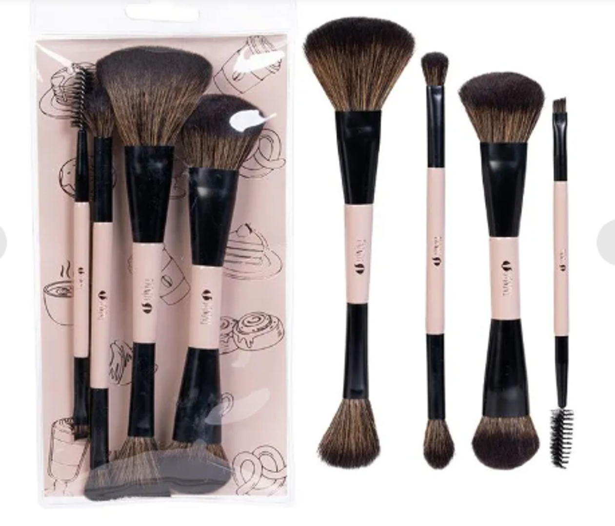 Kit Brochas X 4 Brown Ref Kbb2568