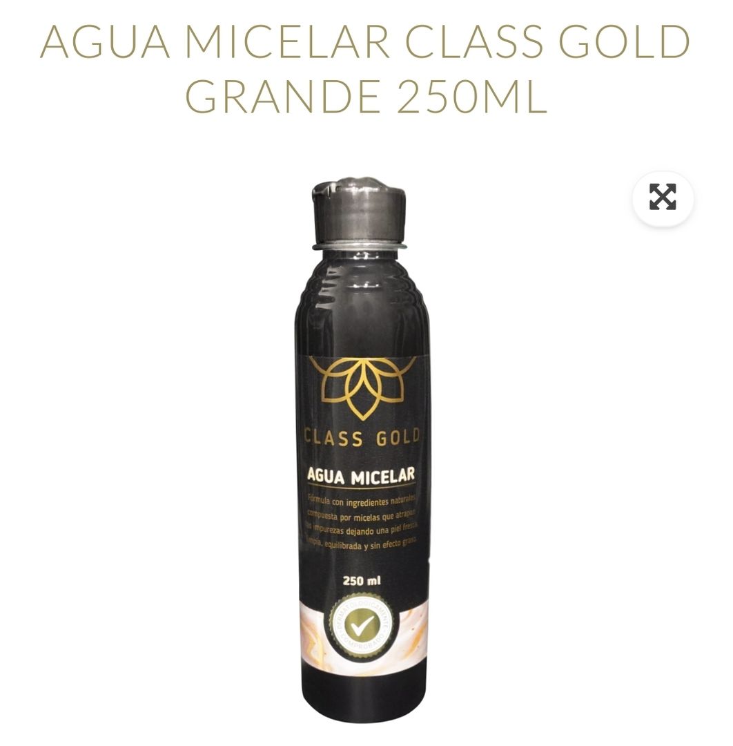 Agua micelar classgold 