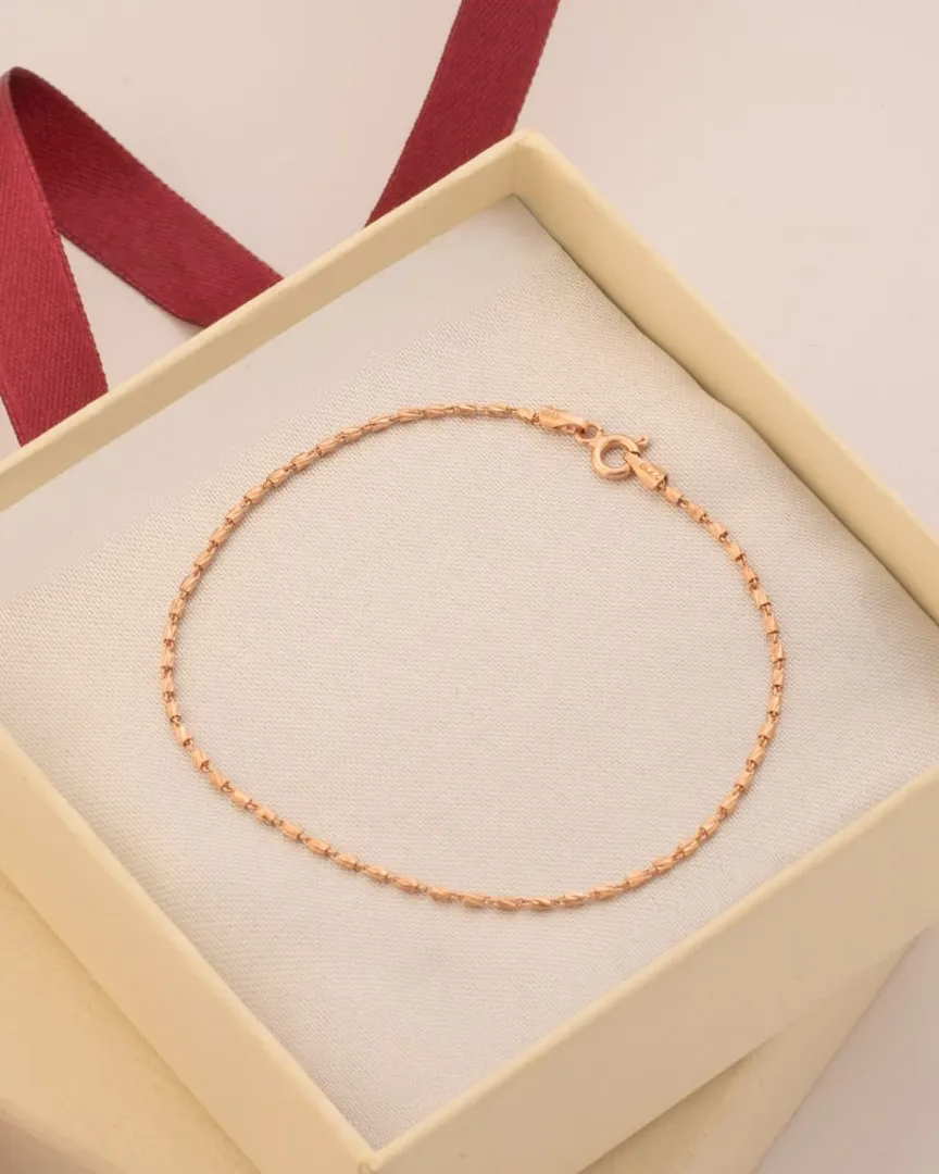 Pulsera tube rose-dorada 