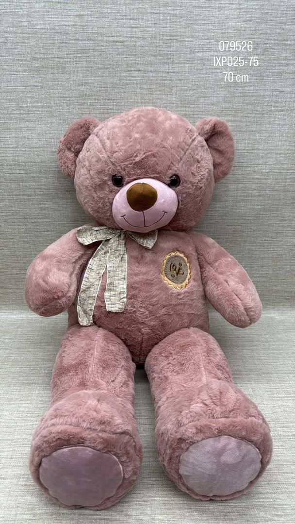 OSOPALO ROSA  PATA LARGA BORDADO/LAZO 70 CM 