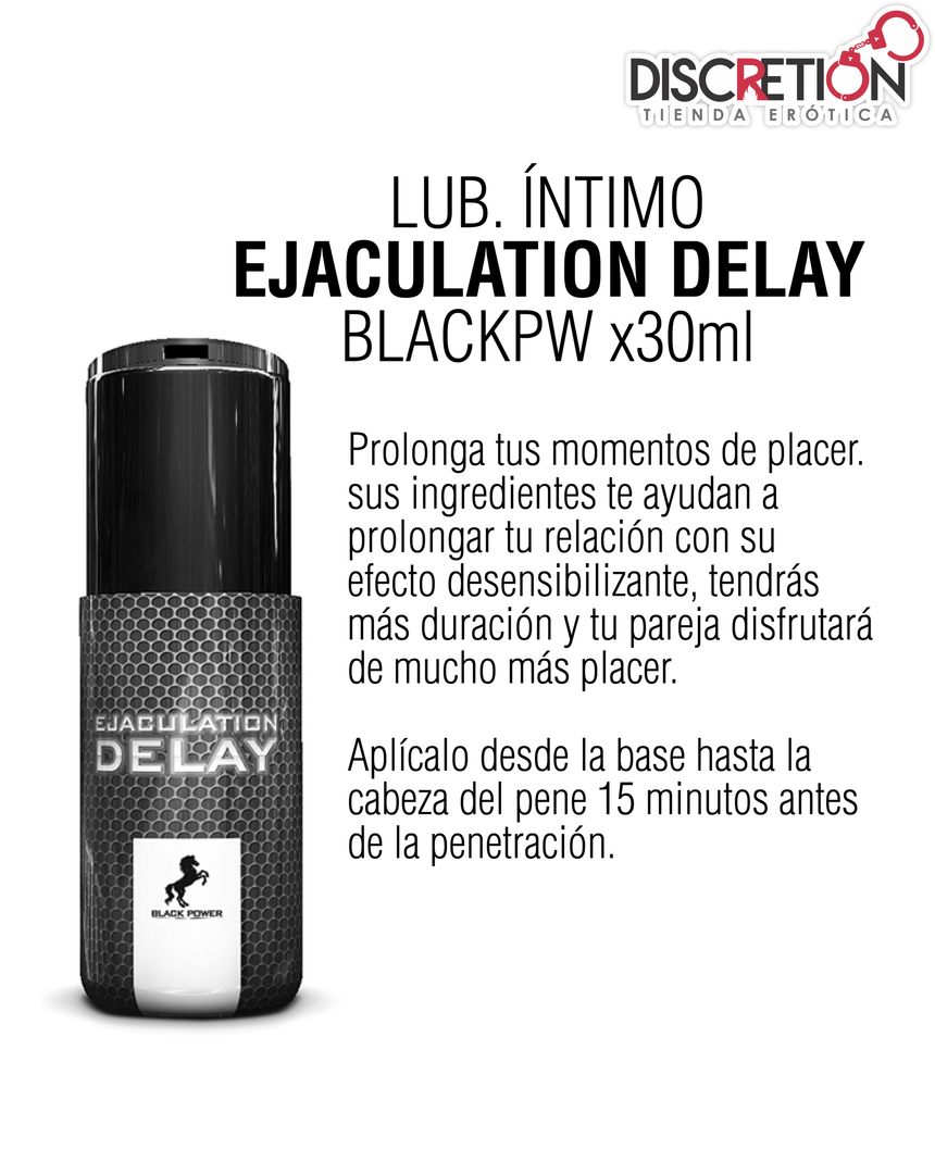 RETARDANTE GEL GRANDE 30 ML BLACKPW 