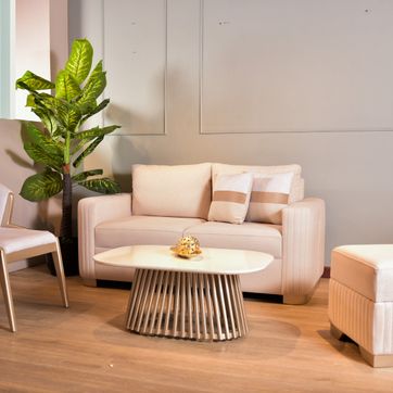 SALA IBIZA CHAMPAÑA TELA BEIGE - imagen 1