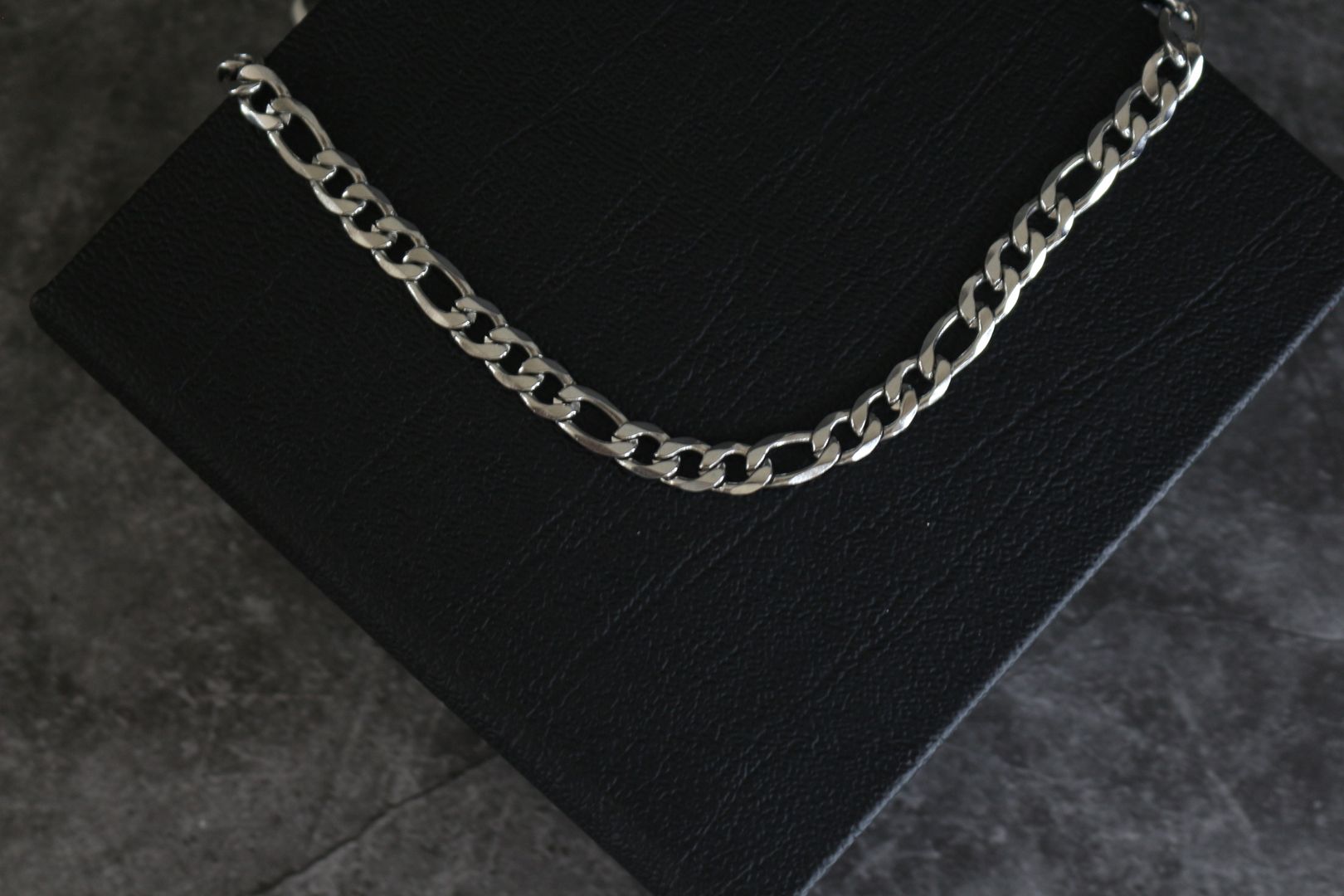 Cadena fígaro 5 mm- Silver