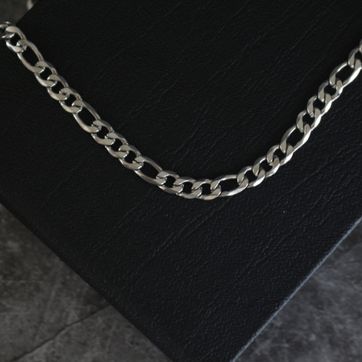 Cadena fígaro 5 mm- Silver - imagen 1