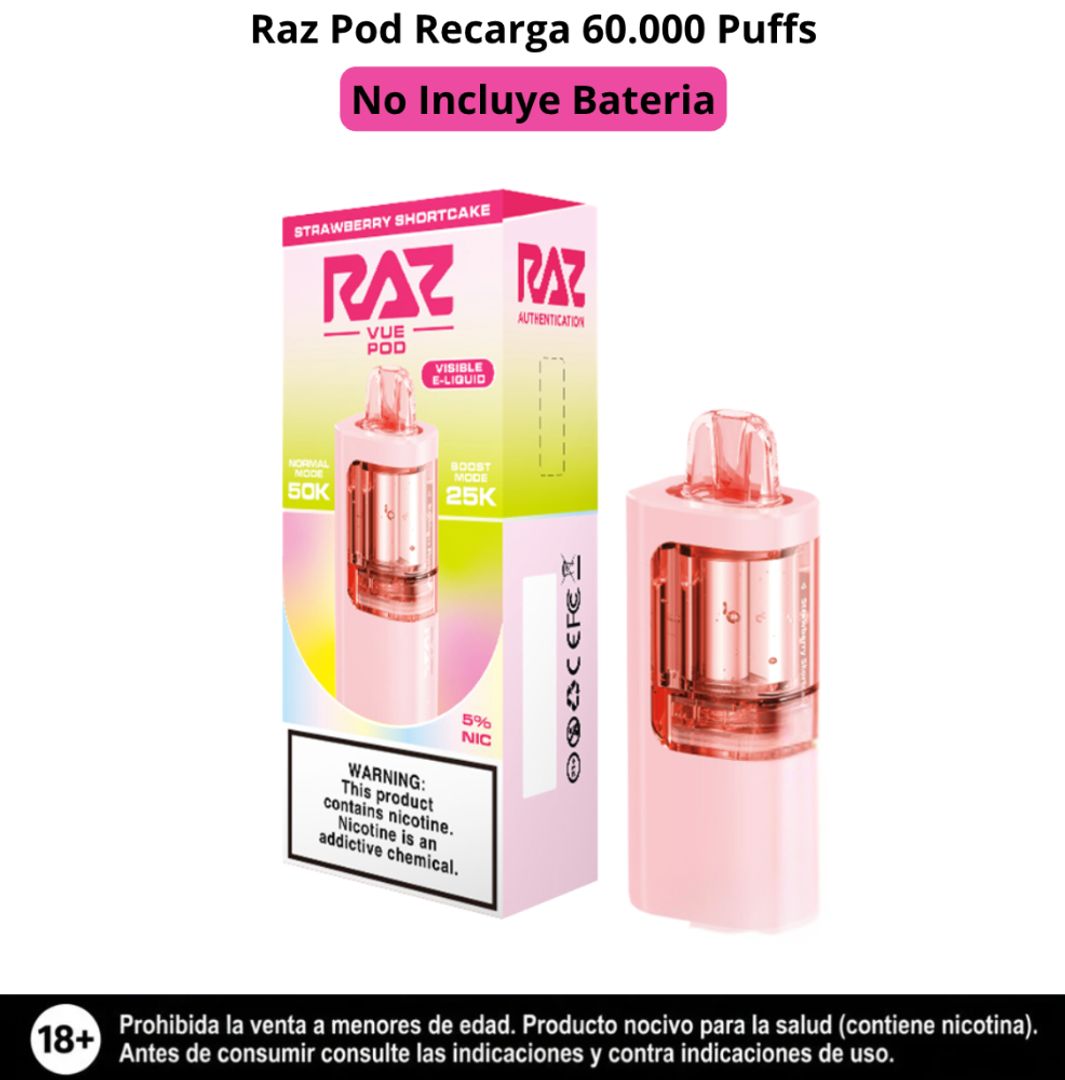 Raz Pod Strawberry Shortcake 50.000 Puffs