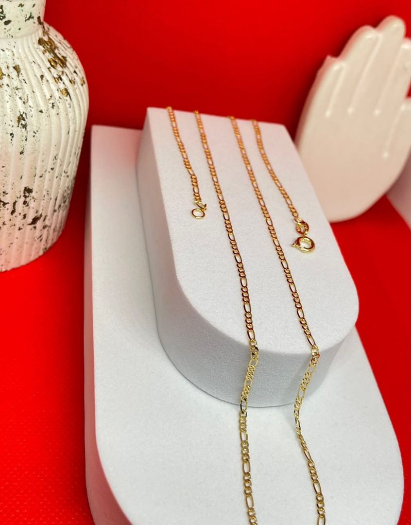 Cadena cartier 3*1 de 1.8mm de 60cm 