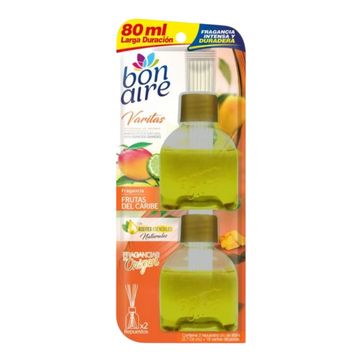 Imagen del producto    M. BON AIRE VARITAS FRUTOS DEL CARIBE X 80 ML * 2 UND