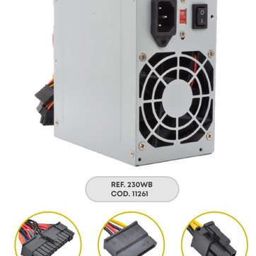 Imagen del producto FUENTE DE PODER 230W REALES PLUS