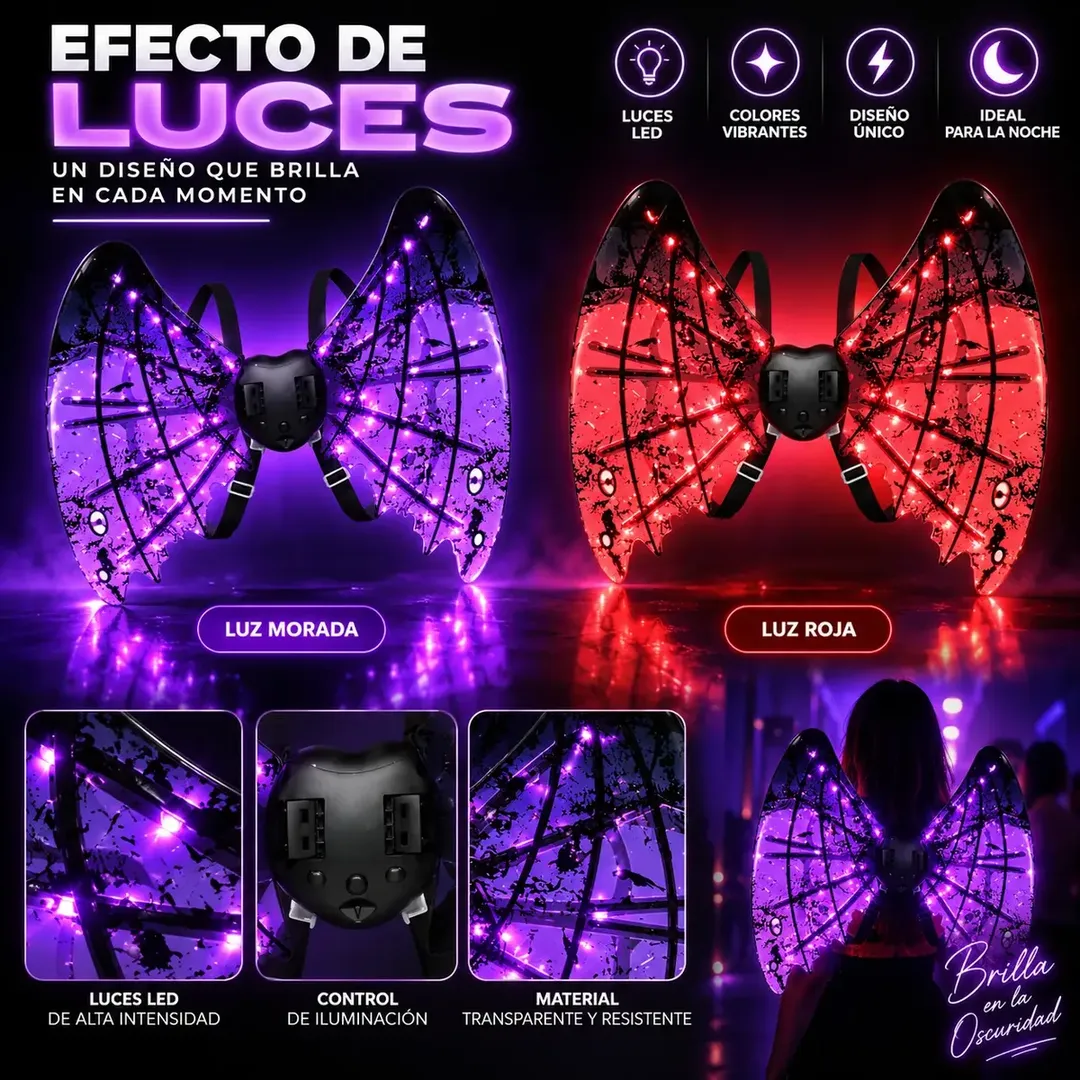ALAS LED CON MOVIMIENTO