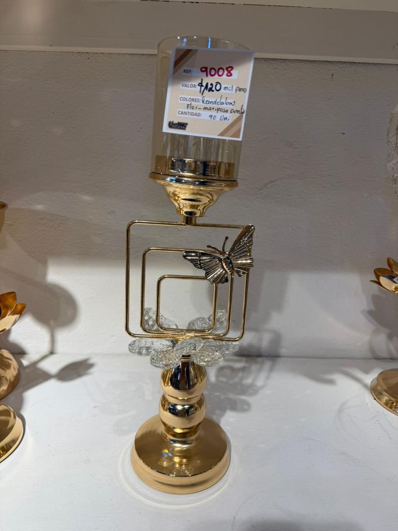 CANDELABRO GRANDE MARIPOSA