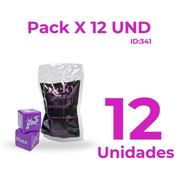 Imagen del producto DADOS MORADOS X12