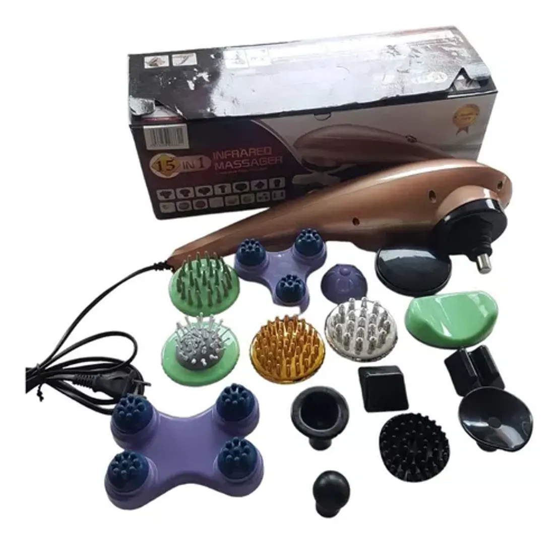 SUPER MASAJEADOR 15 EN 1 CON INFRARROJO 