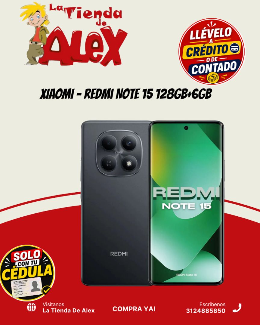 XIAOMI - Redmi Note 15 128GB+6GB