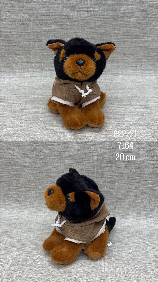 PERRITO CON BUZO 20 CM