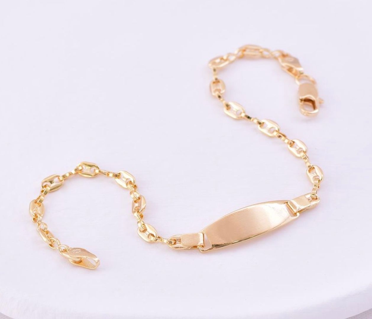 Pulsera placa dama 16cm 