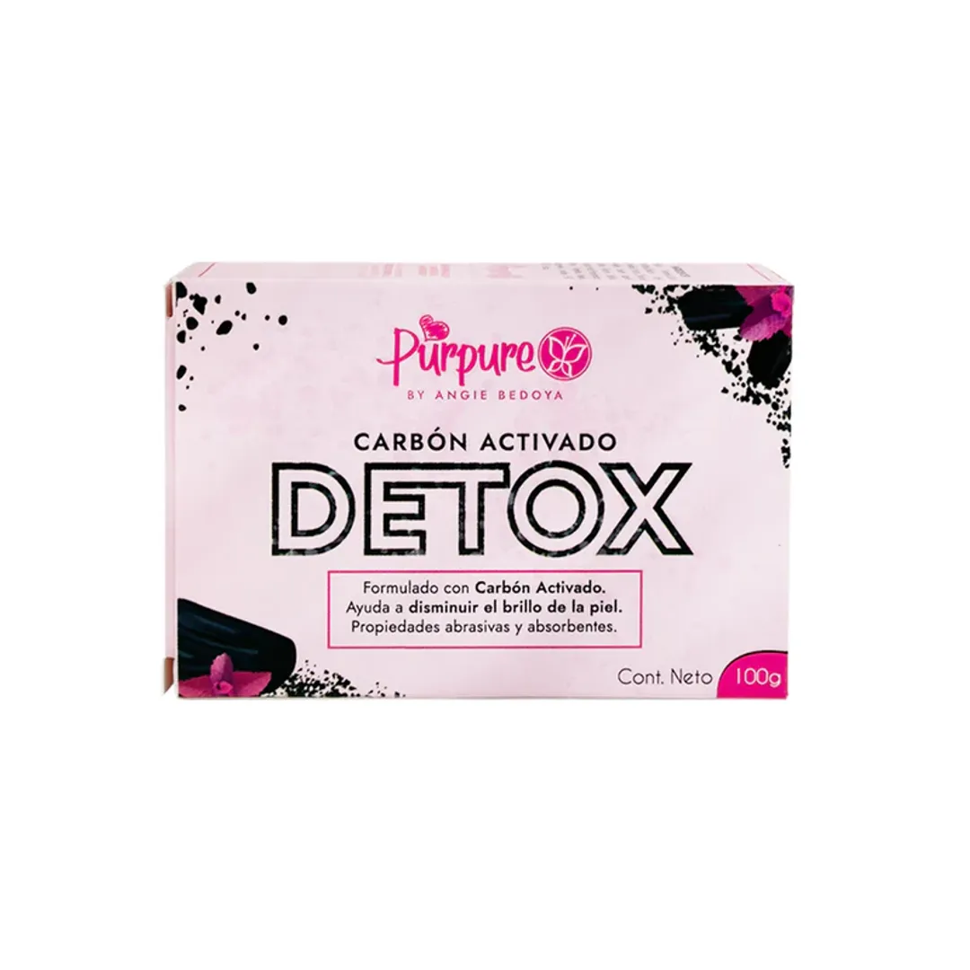Jabon Facial Barra Carbon Purpure
