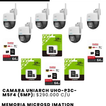 Imagen del producto KIT WIFI UNIARCH X6 EXTERIOR 5MP