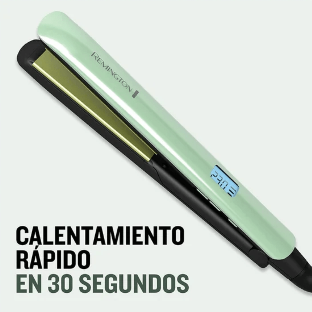 PLANCHA ALISADORA REMINGTON - SHINE THERAPY AGUACATE S9960